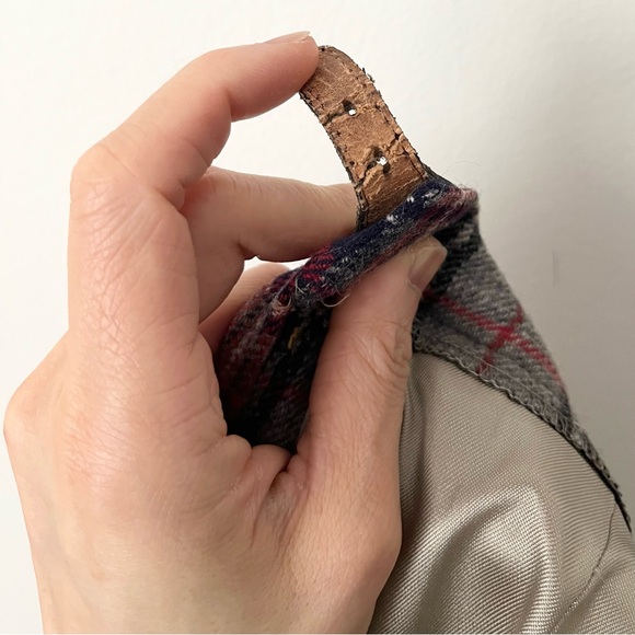 Vintage The Villager Plaid Pleated Wool Skirt Size 2 (12) Preppy Academia USA - Picture 7 of 7